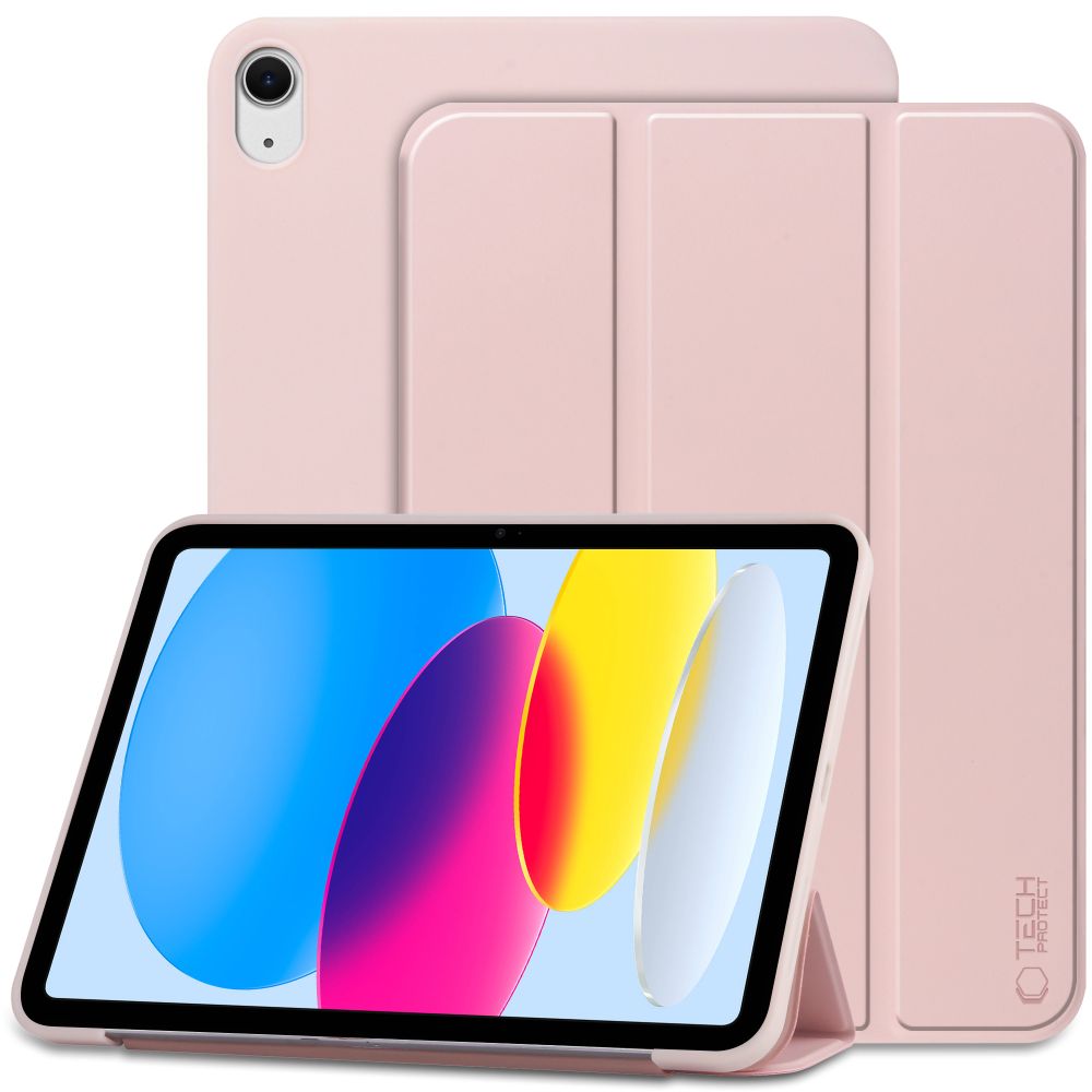 Apple iPad (2022) 10.9" (A2757 A2696) 10 gen. Trifold Tech-Protect SmartCase Protective Cover Case, Pink | Чехол...