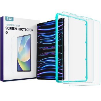 Apple iPad Pro 12.9'' (2020 2021 2022) Tempered Glass ESR | Защитное стекло (Узкое, до...
