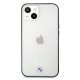 Apple iPhone 13 mini 5.4\'\' BMW Signature Collection Case Cover (BMHCP13SPCUMRBK), Transparent | Чехол Кейс...