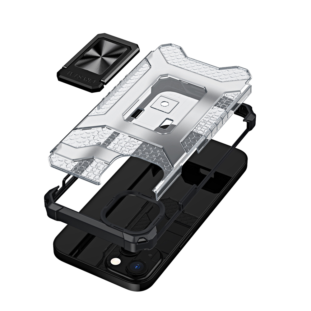 Apple iPhone 13 mini 5.4'' Crystal Ring Case Tough Rugged Cover, Black | Чехол Кейс Бампер для... (0)