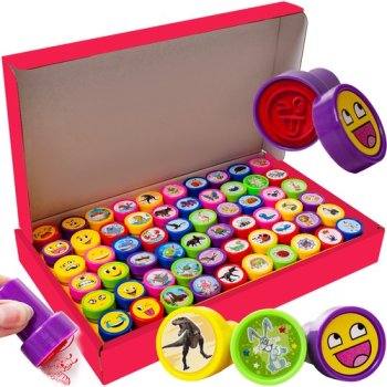 Детский Набор Штампов 60 шт. Kruzzel 22388 | Stamp Set