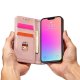 Apple iPhone 13 Pro 6.1\'\' Magnet Card Pouch Wallet Book Case Cover, Pink | Чехол для Телефона...
