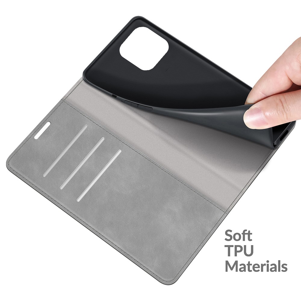 Apple iPhone 13 Pro 6.1'' Wallet Leather Protective Case Cover, Gray | Чехол для Телефона Кабура... (3)