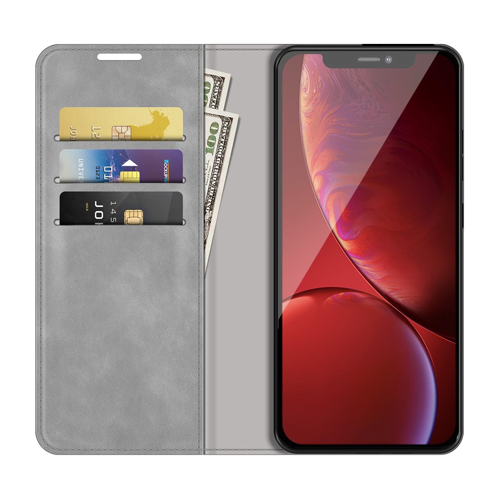 Apple iPhone 13 Pro 6.1'' Wallet Leather Protective Case Cover, Gray | Чехол для Телефона Кабура... (4)