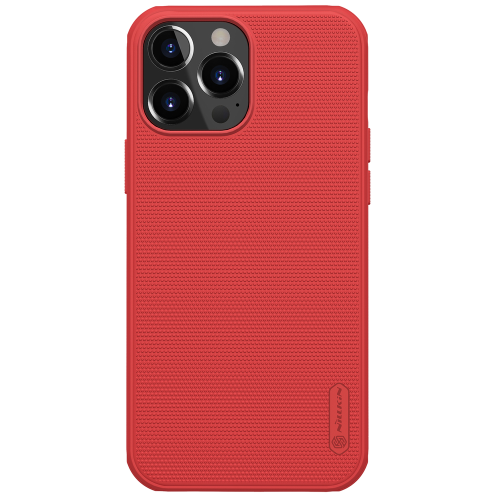 Apple iPhone 13 Pro Max 6.7'' Nillkin Super Frosted Shield Case cover, Red | Обложка Чехол Кабура... (0)