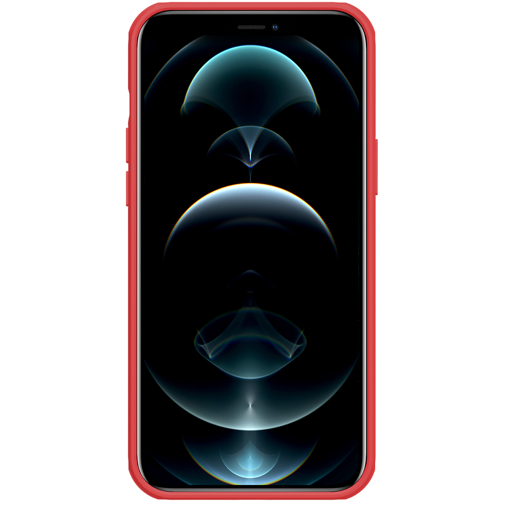 Apple iPhone 13 Pro Max 6.7'' Nillkin Super Frosted Shield Case cover, Red | Обложка Чехол Кабура... (1)