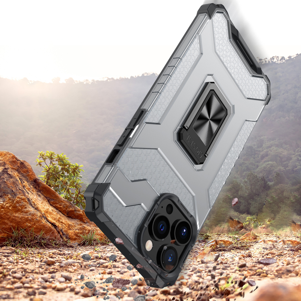 Apple iPhone 13 Pro Max 6.7'' Crystal Ring Case Tough Rugged Cover, Blue | Чехол Кейс Бампер для... (0)