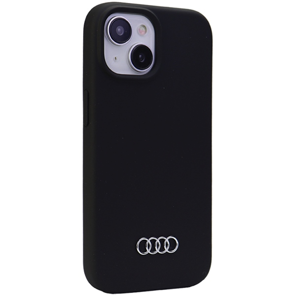 Apple iPhone 15 Plus 6.7'' Audi Silicone Case Cover, Black | Чехол Кейс Бампер Обложка для... (0)