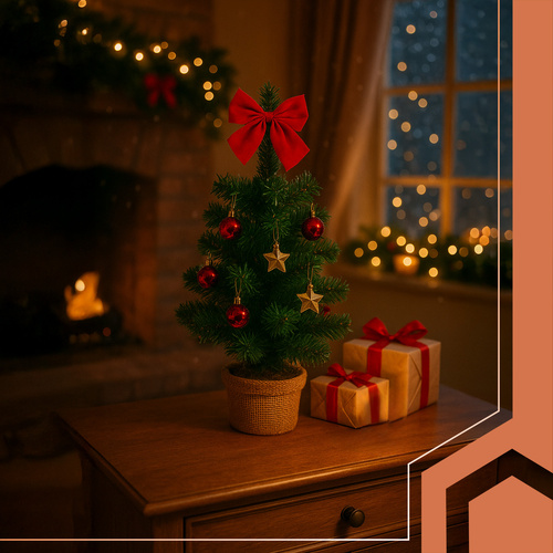 Искусственная елка 45 см Ruhhy 26466, настольная новогодняя елка с... (3)