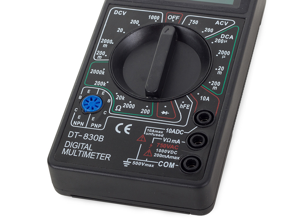 DT830B Digital Multimeter LCD AC/DC Ammeter Resistance | Дигитальный мультиметр (2)