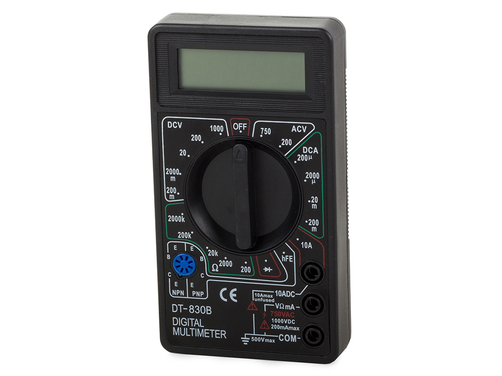 DT830B Digital Multimeter LCD AC/DC Ammeter Resistance | Дигитальный мультиметр (4)