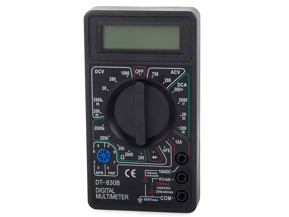 DT830B Digital Multimeter LCD AC/DC Ammeter Resistance | Дигитальный мультиметр (6)