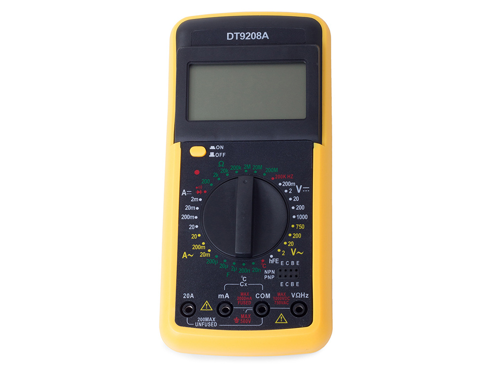 DT9208A Digital Multimeter LCD AC/DC Ammeter Resistance with Temperature | Цифровой мультиметр... (6)