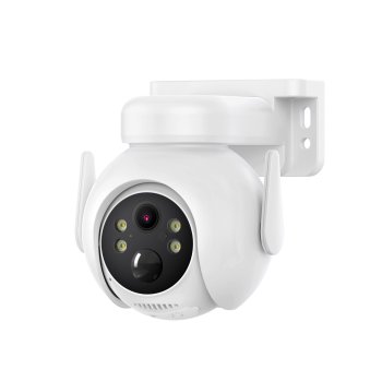 Солнечная IP-камера XO CR10 Wifi 2K с аккумулятором 7800мАч, белая