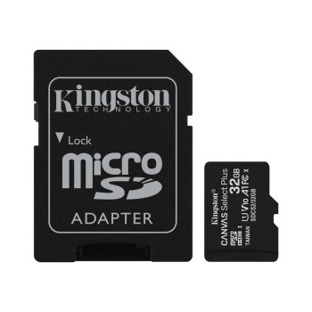 Kingston Memory Card microSDXC Canvas Select Plus (32GB | Class 10 | UHS-I | 100 MB/s) | Карта Памяти