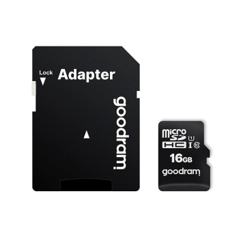 Goodram 16 GB microSDHC Memory Card (U1 100MB/s read) | Карта Памяти для Телефона