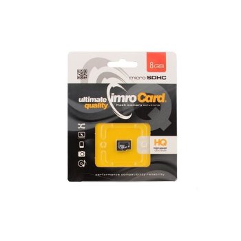 Карта памяти microSDHC Imro 8GB Class 10, черный