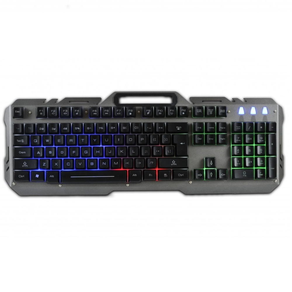 Rebeltec INTERCEPTOR 2 Wire Keyboard + Wire Optical Mouse Set, Black | Клавиатура + Мышь (3)