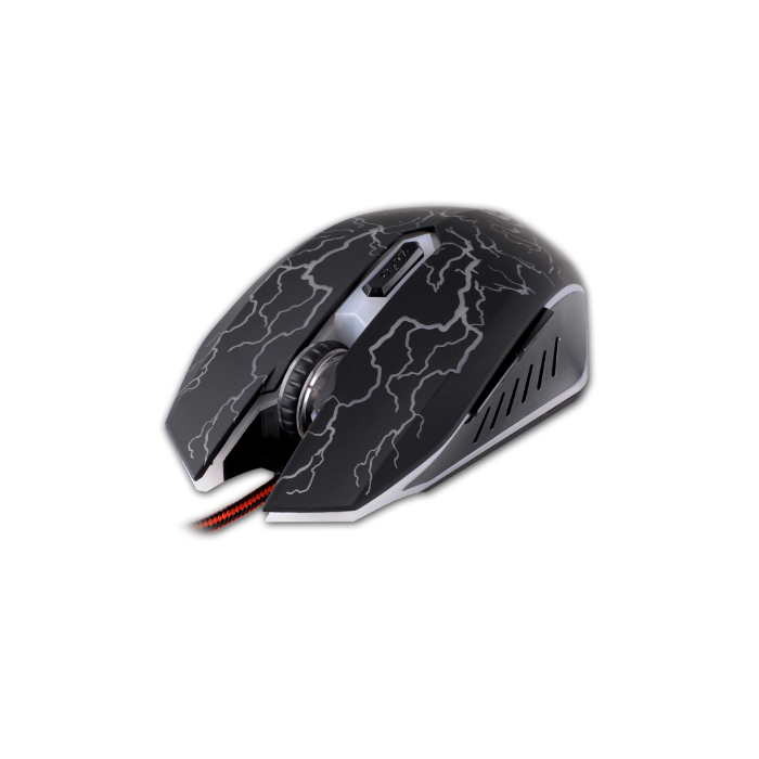 Rebeltec DIABLO Gaming Computer USB Wire Mouse, Black-Red | Мышка для Компьютера Проводная (1)