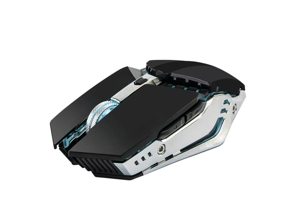 Игровая беспроводная мышь с RGB подсветкой USB, черная (0)