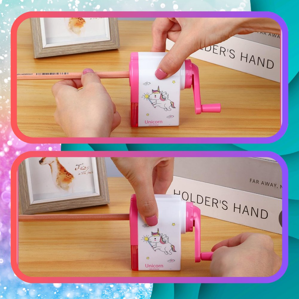 Механическая точилка для карандашей Nicekids, Единорог | Pencil Sharpener (5)