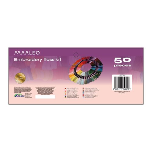 Набор ниток мулине для вышивания MAALEO, 50 цветов (0)