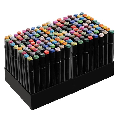 Двусторонние Маркеры Фломастеры Maaleo 24101, 168 штук | Double-Sided Markers (11)