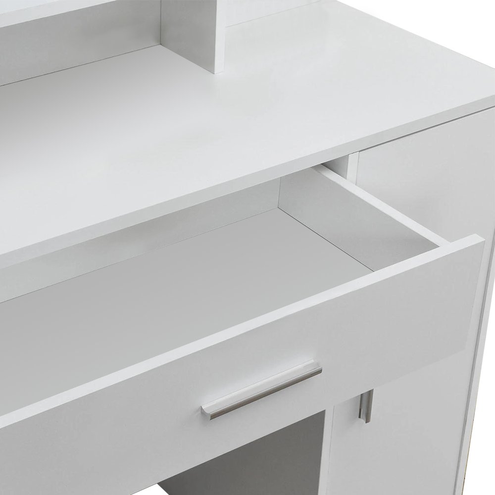 Туалетный столик с зеркалом ModernHome для макияжа, белый (1)