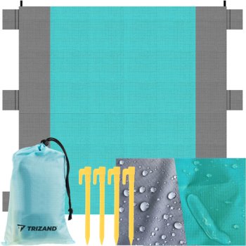 Пляжный коврик для пикника XXL 208x208см Trizand 21209