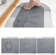Быстросохнущий коврик для ванной комнаты, Серый | Quick-Dry Bathroom Mat