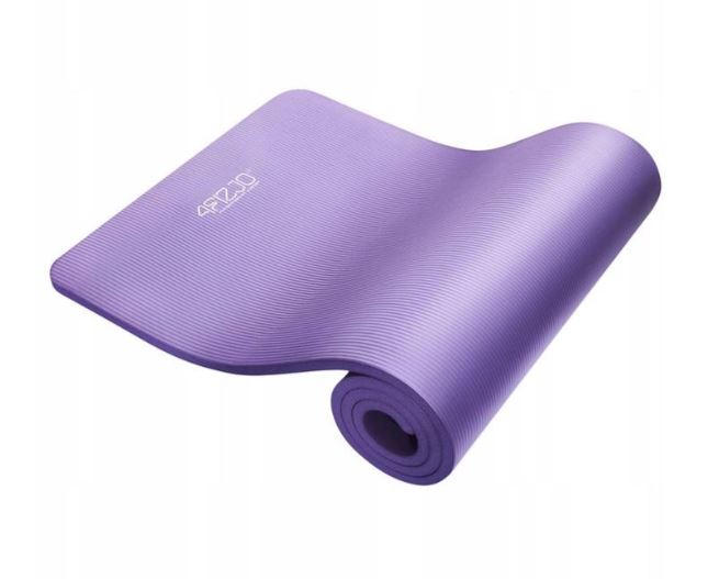 4Fizjo Коврик для Йоги Фитнеса Спорта NBR 180x60x1см, Фиолетовый | Foam Fitness... (2)