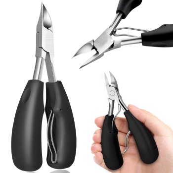 Профессиональные стальные кусачки для вросших ногтей и кутикулы