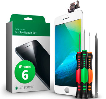 Apple iPhone 6 GIGA Fixxoo Экран Дисплей Для Телефона - Белый + Набор...