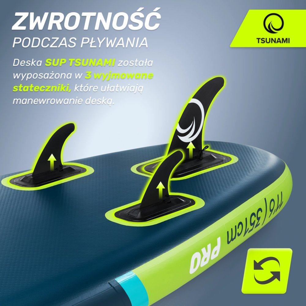 Надувная SUP доска TSUNAMI PRO T14, 350 см (2)