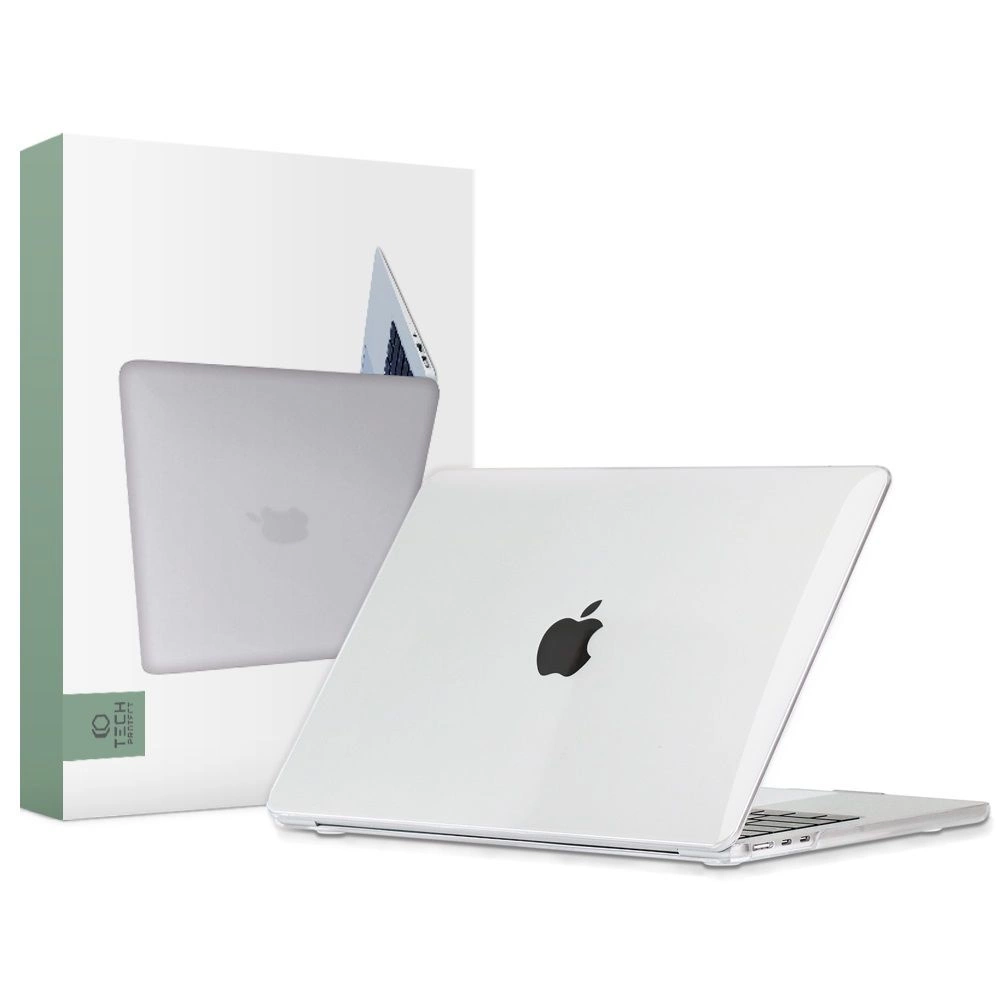 Чехол Tech-Protect SmartShell для MacBook Air 13" M2 / M3 2022-2024 - прозрачный