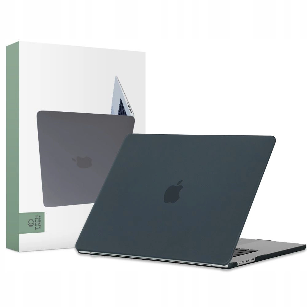 Чехол Tech-Protect SmartShell для MacBook Air 15" M2 / M3 2023-2024 - черный матовый
