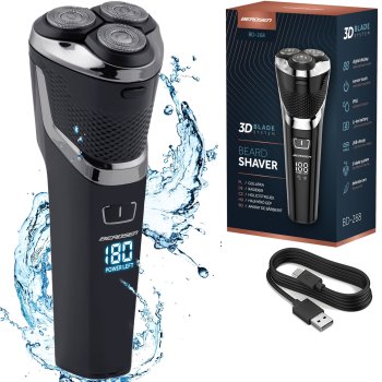 Электробритва роторная Berdsen BD-268 Barber Master, USB-C, черная