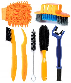 Набор для чистки и ухода за велосипедом 7-в-1 | Bicycle Cleaning and Maintenance Kit