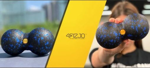 Двойной Твёрдый Массажный Шарик для Мышц Фасций 4FIZJO - 8см,... (0)