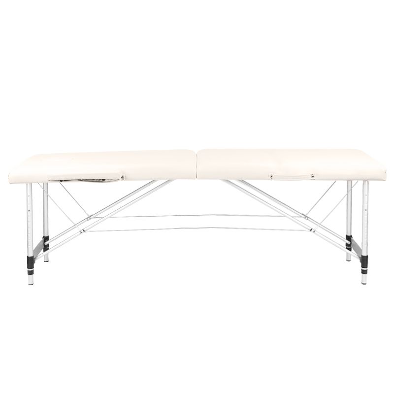 Складной стол, кушетка для массажа ALUMINUM COMFORT 2 секции, бежевый (0)