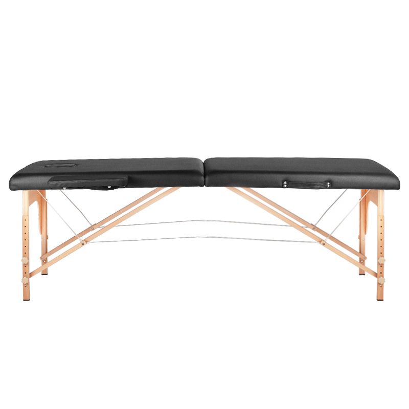 Складной стол, кушетка для массажа WOOD COMFORT 2 секции, чёрный (0)
