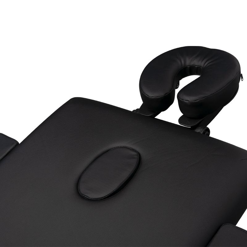 Складной стол, кушетка для массажа ALUMINUM COMFORT 3 секции, чёрный (3)