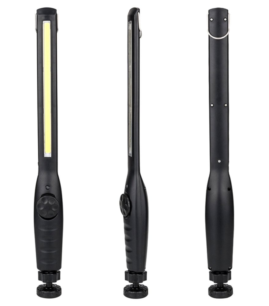 Аккумуляторная LED мастерская лампа, 8W, черная (0)