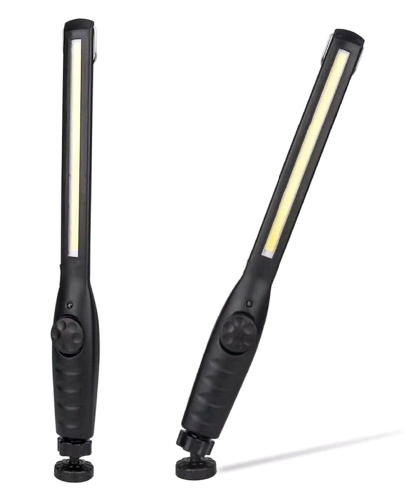 Аккумуляторная LED мастерская лампа, 8W, черная (1)