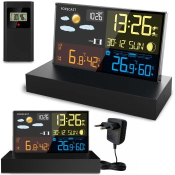 Berdsen Чёрная метеостанция с дисплеем BD-912 - прогноз погоды для дома