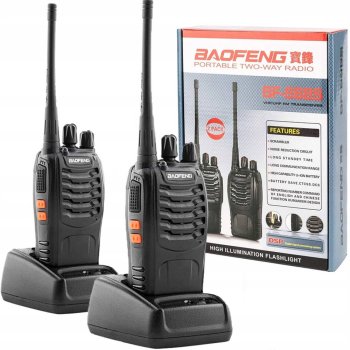 Комплект раций Baofeng BF-888S PMR, 2 шт. | Walkie Talkie Set