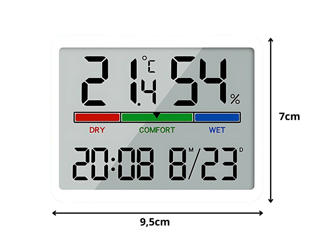 Электронная метеостанция с термометром, гигрометром и LCD... (1)