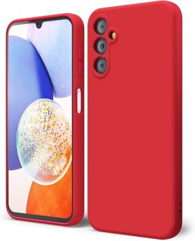 Samsung Galaxy A56 ( SM-A566B / DS ) Matt Silicone Color Case Cover, Red | Чехол Обложка Бампер Кабура для Телефона