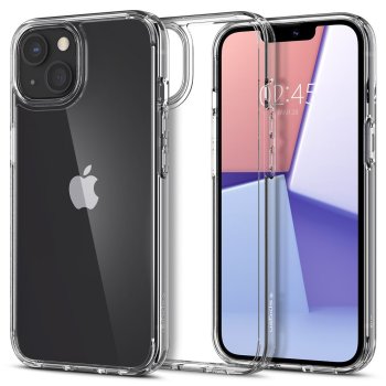 Apple iPhone 13 Pro 6.1'' Spigen Ultra Hybrid Case Cover, Crystal Clear | Чехол Кабура Кейс Бампер для Телефона