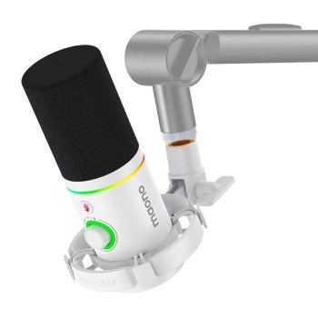 Динамический микрофон Maono PD200x (белый) | Dynamic Microphone